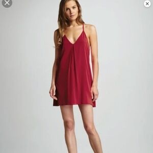 Alice and Olivia “fierra” dress size Medium burgundy